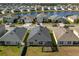 Aerial view of houses, showcasing neighborhood and backyard features at 433 Tierra Verde Way, Bradenton, FL 34212