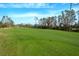 Lush green golf course fairway with tall trees under a blue sky and scattered clouds at 4837 88Th E St, Bradenton, FL 34211