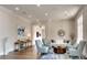 Inviting living room featuring hardwood floors, comfortable seating, and stylish decor at 4837 88Th E St, Bradenton, FL 34211