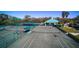 Aerial view of tennis courts featuring well-maintained courts at 4837 88Th E St, Bradenton, FL 34211