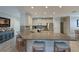 Modern kitchen featuring a large island and ample counter space at 5522 69Th E Pl, Ellenton, FL 34222