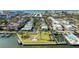 Aerial of waterfront home and community at 6005 Midnight Pass Rd # N8, Sarasota, FL 34242