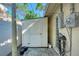 Small storage shed in the backyard at 6005 Midnight Pass Rd # N8, Sarasota, FL 34242