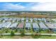 Aerial view of single-Gathering home with pool at 6273 Winding Pine Dr, Nokomis, FL 34275