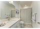 Clean bathroom with single vanity and shower/tub combo at 6273 Winding Pine Dr, Nokomis, FL 34275