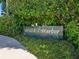 Hawk's Harbor community entrance sign at 7056 Hawks Harbor Cir, Bradenton, FL 34207