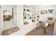 Living room with built-in shelves and seating area at 711 Russell St, Longboat Key, FL 34228