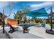 Pool and patio area with tropical landscaping at 711 Russell St, Longboat Key, FL 34228