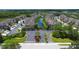 Aerial view of Savannah Reserve community, showing building layout and landscaping at 7946 Tybee Ct, University Park, FL 34201