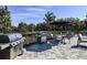Community grilling area with tables and seating at 8144 Moonbeam Ave, Sarasota, FL 34241