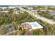 Aerial view of community pool and surrounding buildings at 9100 Dr Martin Luther King Jr N St # 1302, St Petersburg, FL 33702