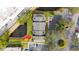 Overhead view of building and surrounding landscape at 9100 Dr Martin Luther King Jr N St # 1302, St Petersburg, FL 33702