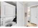 Convenient laundry closet with stackable washer and dryer at 9100 Dr Martin Luther King Jr N St # 1302, St Petersburg, FL 33702