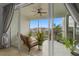 Private screened balcony overlooking the water at 1000 San Lino Cir # 1032, Venice, FL 34292