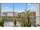 Screened balcony offering water and community views at 1000 San Lino Cir # 1032, Venice, FL 34292