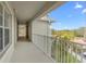 Covered balcony overlooking green space at 1000 San Lino Cir # 1032, Venice, FL 34292