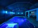 Enclosed pool and spa with lighting at 10916 Copperlefe Dr, Bradenton, FL 34212