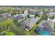 Aerial view of house and neighborhood at 12338 Lavender Loop, Bradenton, FL 34212