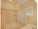 Clean bathroom with a tub shower and vanity at 12338 Lavender Loop, Bradenton, FL 34212