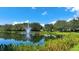 Scenic pond and fountain in community at 12338 Lavender Loop, Bradenton, FL 34212