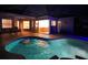 Night view of inviting pool area at 12338 Lavender Loop, Bradenton, FL 34212