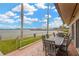 Enjoy amazing water views from the outdoor patio with an outdoor dining set for entertaining at 1600 1St W Ave # 304A, Bradenton, FL 34205