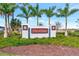 The Palms community entrance sign at 16257 S Port Harbor Blvd, Port Charlotte, FL 33953
