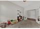 Playroom with toy storage and French doors leading to another area at 16257 S Port Harbor Blvd, Port Charlotte, FL 33953