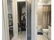 Bathroom with toilet, shower, and access to mechanicals at 2536 Marton Oak Blvd, North Port, FL 34289