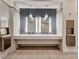 Modern bathroom with double vanity and sleek design at 25917 Bimini Sands Ct, Englewood, FL 34223