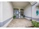 Cozy front porch with double doors and seating area at 2905 Seasons Blvd, Sarasota, FL 34240