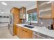 Modern kitchen with stainless steel appliances and a sink at 306 66Th St, Holmes Beach, FL 34217