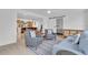 Living room with open floor plan and stylish decor at 306 66Th St, Holmes Beach, FL 34217