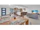 Open living and dining area with modern furnishings at 306 66Th St, Holmes Beach, FL 34217
