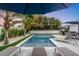 Refreshing pool with lounge chairs and a patio area at 306 66Th St, Holmes Beach, FL 34217