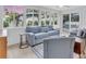 Sunroom with ample natural light and pool access at 306 66Th St, Holmes Beach, FL 34217