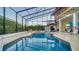 Large screened pool perfect for relaxation and recreation at 3907 Bayside Dr, Bradenton, FL 34210