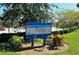 Entrance sign for Potter Park in Sarasota County at 4228 Central Sarasota Pkwy # 1013, Sarasota, FL 34238