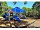 Playground with shaded playset and multiple slides at 4228 Central Sarasota Pkwy # 1013, Sarasota, FL 34238