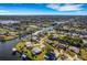 Aerial view of the property, highlighting its waterfront access at 4430 Wynkoop Cir, Port Charlotte, FL 33948