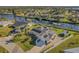 Single-story canal front home with solar panels and private dock at 4430 Wynkoop Cir, Port Charlotte, FL 33948