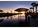 Scenic sunset view over peaceful canal at 4430 Wynkoop Cir, Port Charlotte, FL 33948