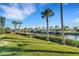 Expansive canal views from the backyard at 4430 Wynkoop Cir, Port Charlotte, FL 33948