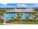 Community clubhouse with resort-style pool and lounge area at 4886 Seafoam Trl, Bradenton, FL 34211