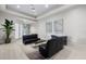 Modern lobby area with comfortable seating, neutral color palette, and contemporary artwork at 4886 Seafoam Trl, Bradenton, FL 34211