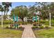 Community patio area with picnic tables and grills at 5889 Canal Dr # I4, Bradenton, FL 34207