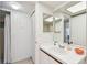 Bathroom with vanity, sink, and shower at 635 30Th Ave W # F206, Bradenton, FL 34205