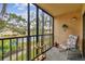 Enclosed balcony with lake view at 635 30Th Ave W # F206, Bradenton, FL 34205