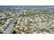 Aerial view showing home's location in a residential neighborhood at 6549 Waterford Cir, Sarasota, FL 34238