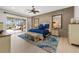 Spacious main bedroom with access to the pool area at 7139 Tamworth Pkwy, Sarasota, FL 34241